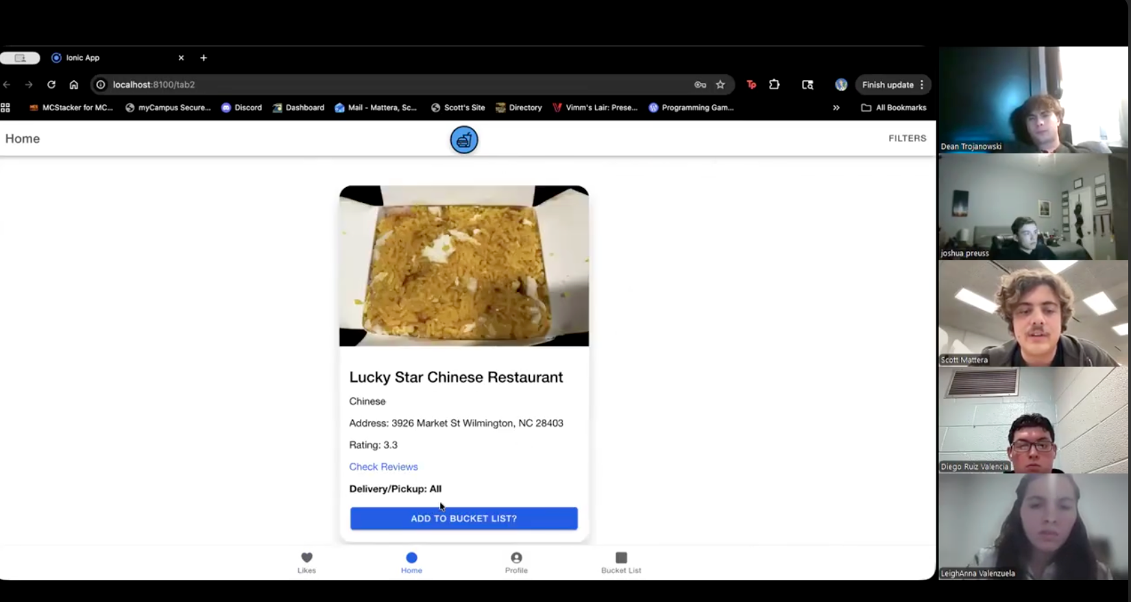Munch Match Food Discovery App